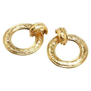 Pre Loved chanel Women metallic | gold Earrings